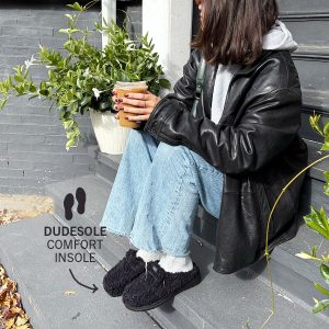 wendy slipper cozy black/black