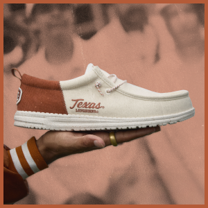 wally funk texas longhorns wheat/burnt orange