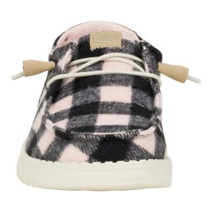 wendy buffalo plaid pale pink/black
