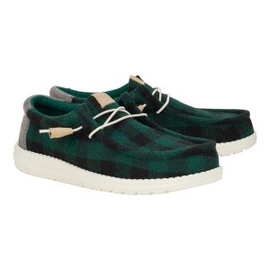 wally buffalo plaid hunter green