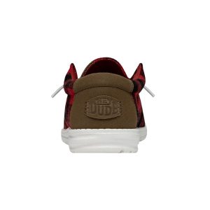 wally buffalo plaid red and black plaid