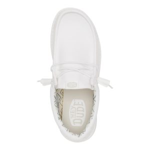 wally stretch canvas white/white
