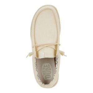 wally stretch canvas stone white