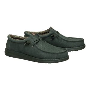 wally stretch canvas deep green