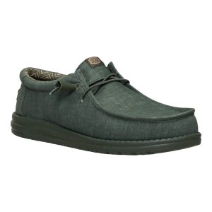 wally stretch canvas deep green