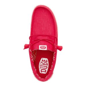wally stretch canvas savvy red