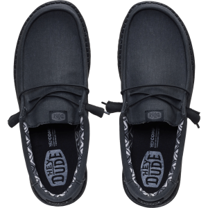 wally stretch canvas black/black