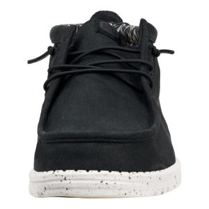 wally mid canvas black/white