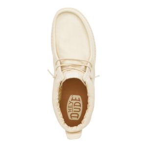 wally mid stretch canvas bone white