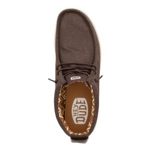 wally mid stretch canvas brown