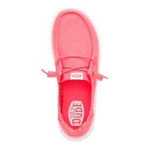 wendy stretch canvas fiery coral