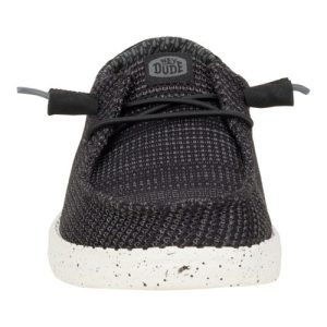 wendy stretch sox wide black/white