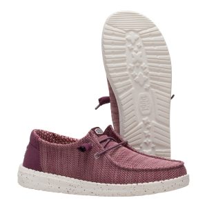 wendy stretch sox burgundy