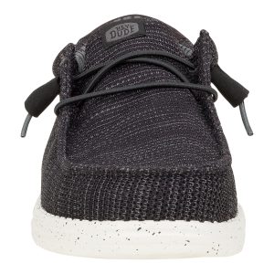 wally stretch sox wide black/white