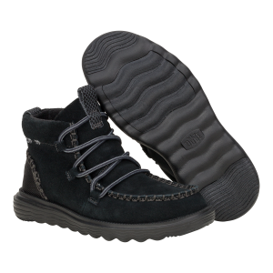 reyes suede black/black