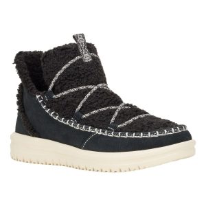 camden suede cozy black