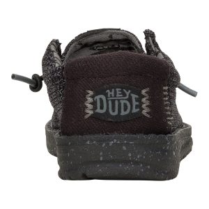 wally toddler stretch mesh black/black