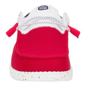 wally tri varsity mesh red/navy