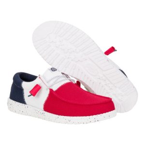 wally tri varsity mesh red/navy