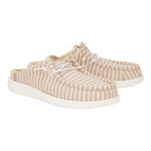 wally slip resort tan/white
