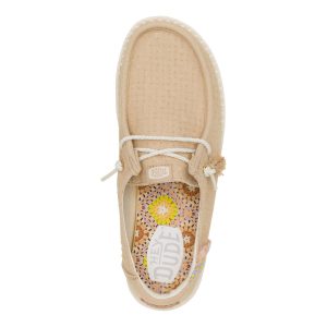 wendy perf canvas irish cream