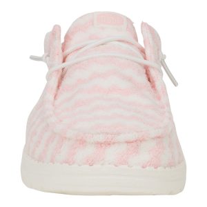wendy slip terry stripe stripe pink/white
