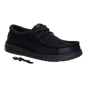 wally work ce slip resistant black