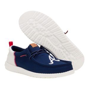 mlb braves™ wally funk braves navy/white