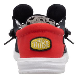 disney mickey mouse wally mickey black/red