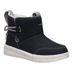 camden bow boot youth cozy black