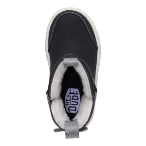 camden bow boot toddler cozy black