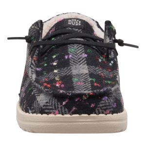 wendy confetti plaid cozy black/multi