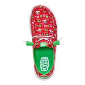 wendy holiday sweater red/green