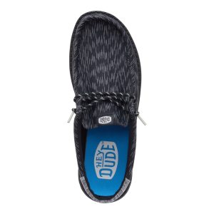 wally slip jersey jacquard black/monument grey