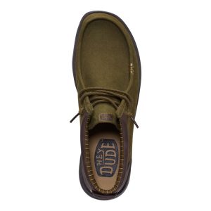 wally mid gripr vin classic dark olive/mole brown