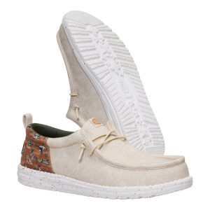 wally funk duck print wood ash/multi