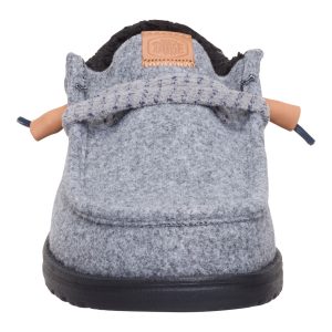 wally cozy plaid smoke grey/multi