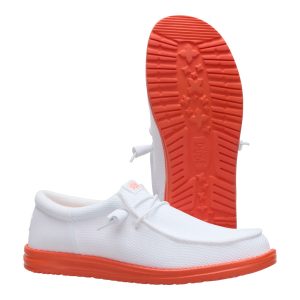 wally funk pop white/tomato orange