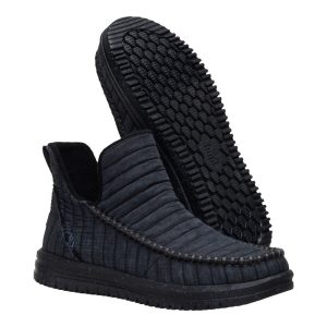 camden quilted black/black