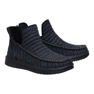 camden quilted black/black