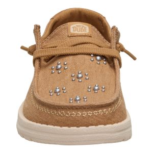 wendy star stud cognac/tan