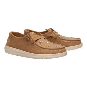wendy star stud cognac/tan