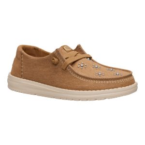 wendy star stud cognac/tan