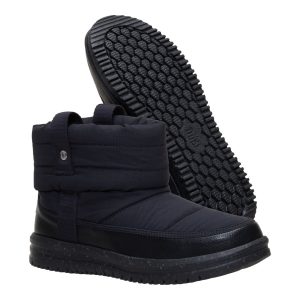 camden cuff nylon quilt black/black