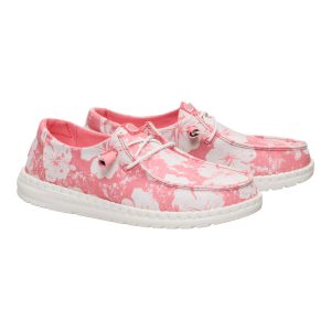 wendy hawaiian coral/white