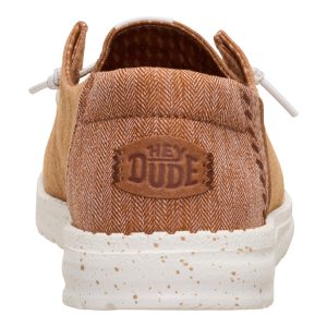 wendy break brushed linen chestnut