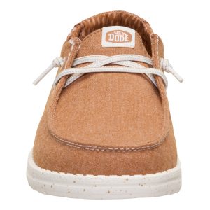 wendy break brushed linen chestnut