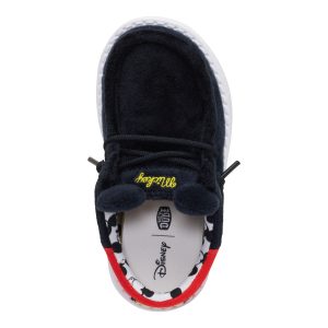 disney mickey mouse wally toddler black/red