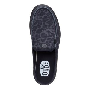 austin lift suede animal black leopard