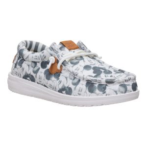 disney mickey mouse print wally youth grey/multi